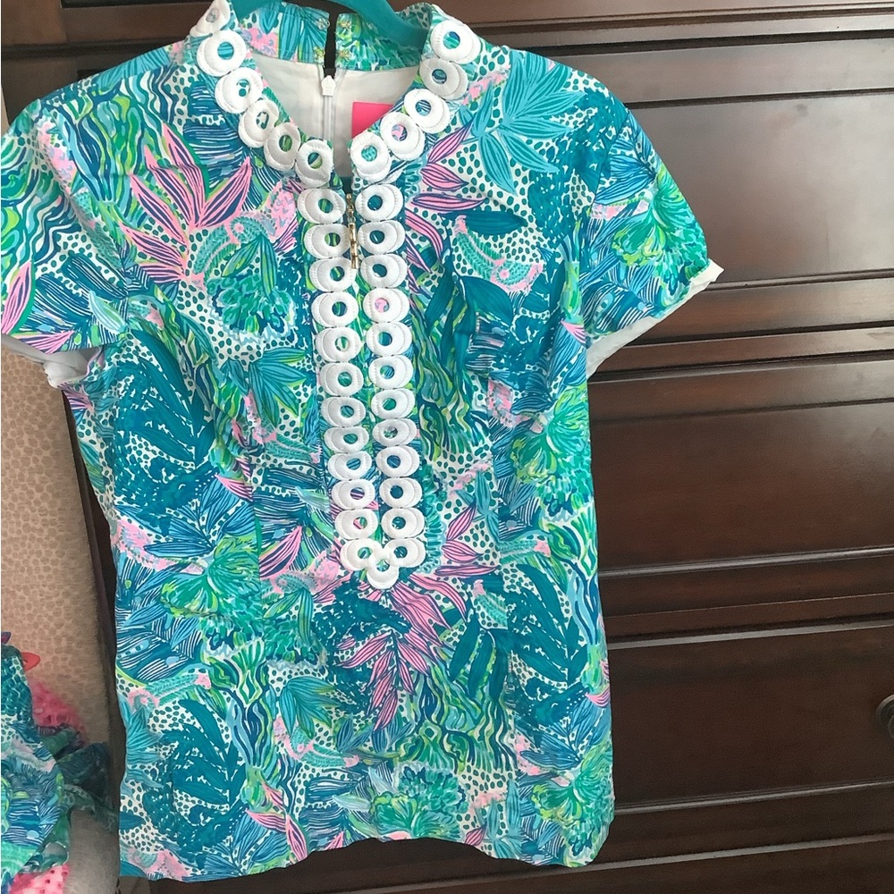 Colorful Floral Short Sleeve Top